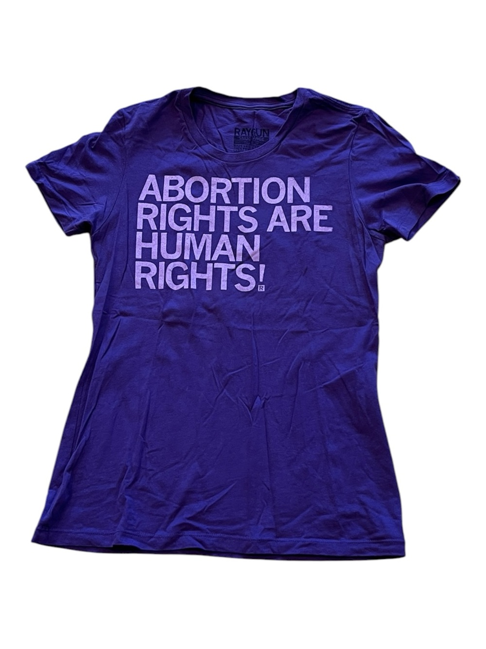 RAYGUN L Snug Graphic Tee Abortion Rights Human Rights